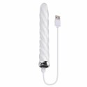 Playboy In A Twist szklany stymulator spiralny, 17,5 cm, wibracje
