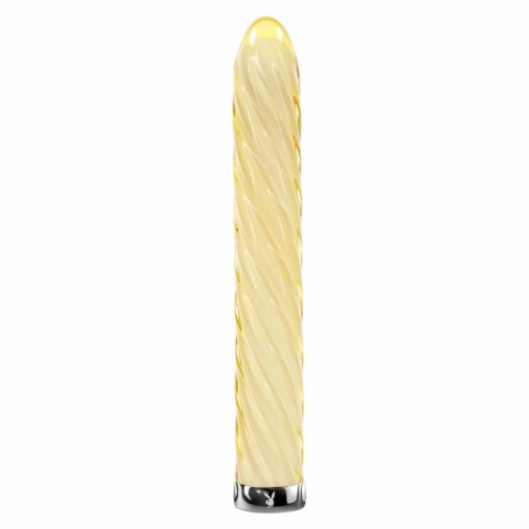Playboy Twist of Fate - szklany model wielofunkcyjny z wibracjami Playboy Twist of Fate - szklany model wielofunkcyjny z wibracjami