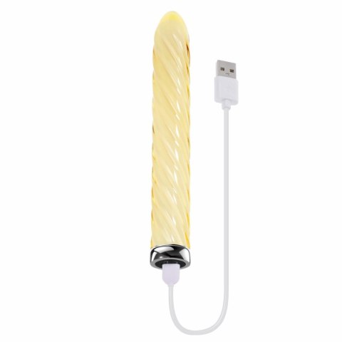 Playboy Twist of Fate - szklany model wielofunkcyjny z wibracjami Playboy Twist of Fate - szklany model wielofunkcyjny z wibracjami