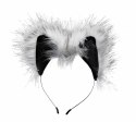 Tailz Grey Wolf zestaw ogon z futerkiem i opaska z uszami 59,7 cm