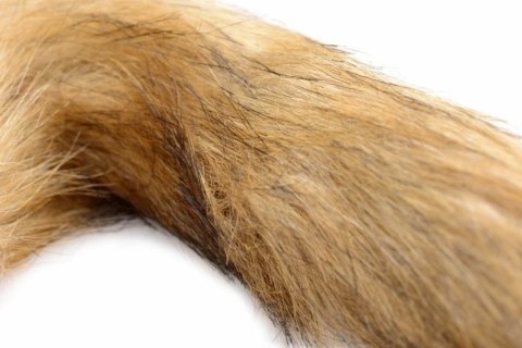 Tailz Szklany Korek Anatomiczny z Pomarańczowym Futrzanym Ogonem 20cm Tailz Szklany Korek Anatomiczny z Pomarańczowym Futrzanym Ogonem 20cm
