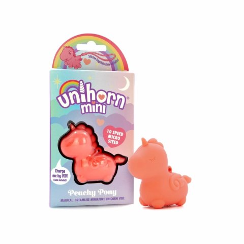 Unihorn Mini Peachy Pony - kompaktowy masażer wielofunkcyjny rożowy Unihorn Mini Peachy Pony - kompaktowy masażer wielofunkcyjny rożowy