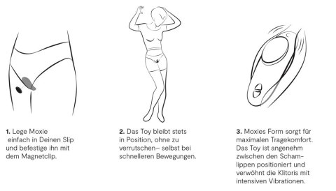 We-Vibe Moxie+ Aqua - bezprzewodowy stymulator intymny do bielizny We-Vibe Moxie+ Aqua - bezprzewodowy stymulator intymny do bielizny