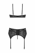 Avanua Sanne komplet 3-częściowy czarny animal print, regulowany