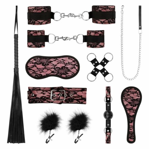 Bedroom Fantasies Bound by Lace zestaw akcesoriow 8 elementow rożowy Bedroom Fantasies Bound by Lace zestaw akcesoriow 8 elementow rożowy