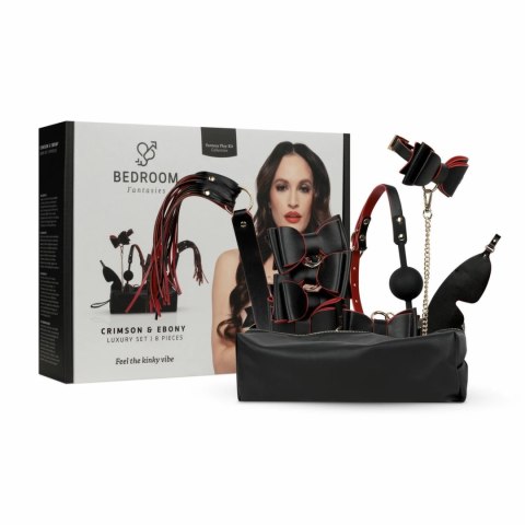 Bedroom Fantasies Crimson & Ebony Zestaw Akcesoriow 8-częściowy Deluxe Bedroom Fantasies Crimson & Ebony Zestaw Akcesoriow 8-częściowy Deluxe