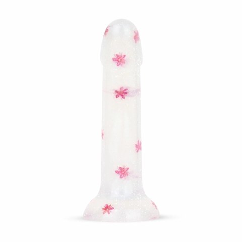 Dildo Collection Flower Power model Pink Glitter 15 cm żelowy design Dildo Collection Flower Power model Pink Glitter 15 cm żelowy design