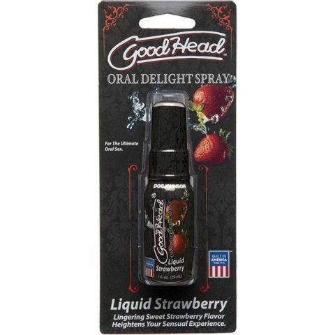 Doc Johnson GoodHead Spray Truskawkowy 29ml bez cukru i parabenow Doc Johnson GoodHead Spray Truskawkowy 29ml bez cukru i parabenow