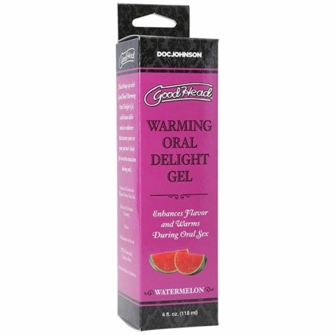 Doc Johnson GoodHead Warming Żel do Masażu Ust Arbuzowy 118 ml Doc Johnson GoodHead Warming Żel do Masażu Ust Arbuzowy 118 ml