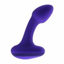 Evolved Novelties Anybody's Plug fioletowy - ergonomiczny model z falistą linią