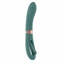 Evolved Novelties Chick Flick Green - Dwufunkcyjny model z podwojnym napędem