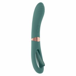 Evolved Novelties Chick Flick Green - Dwufunkcyjny model z podwojnym napędem