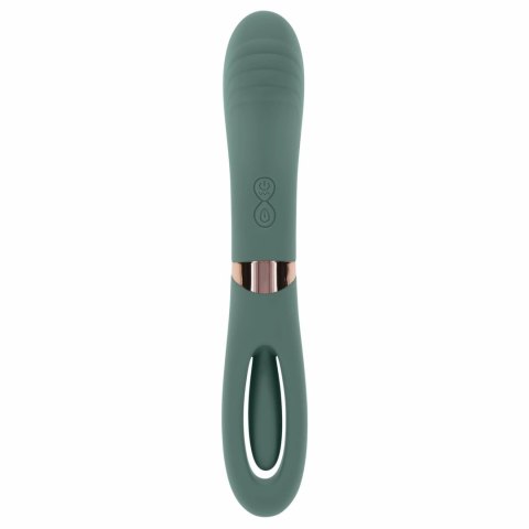 Evolved Novelties Chick Flick Green - Dwufunkcyjny model z podwojnym napędem Evolved Novelties Chick Flick Green - Dwufunkcyjny model z podwojnym napędem