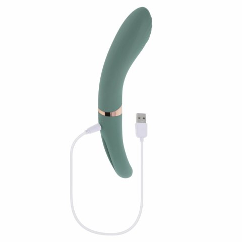 Evolved Novelties Chick Flick Green - Dwufunkcyjny model z podwojnym napędem Evolved Novelties Chick Flick Green - Dwufunkcyjny model z podwojnym napędem