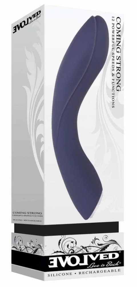 Evolved Novelties Coming Strong Purple - Wibracyjny model wodoodporny Evolved Novelties Coming Strong Purple - Wibracyjny model wodoodporny