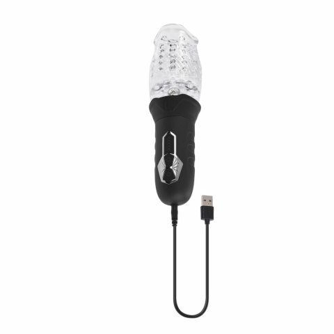 Evolved Novelties Cycloon Black - System wibracyjny USB, wodoodporny Evolved Novelties Cycloon Black - System wibracyjny USB, wodoodporny