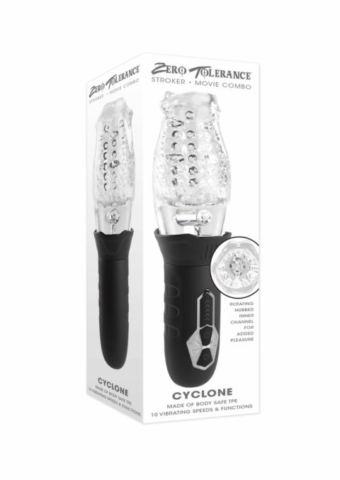 Evolved Novelties Cycloon Black - System wibracyjny USB, wodoodporny Evolved Novelties Cycloon Black - System wibracyjny USB, wodoodporny