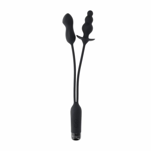 Evolved Novelties Double My Pleasure czarny system wibracyjny duo Evolved Novelties Double My Pleasure czarny system wibracyjny duo