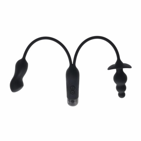 Evolved Novelties Double My Pleasure czarny system wibracyjny duo Evolved Novelties Double My Pleasure czarny system wibracyjny duo