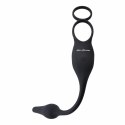 Evolved Novelties Plug & Tug Black - Zestaw z wibrującym pierścieniem
