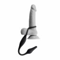 Evolved Novelties Plug & Tug Black - Zestaw z wibrującym pierścieniem