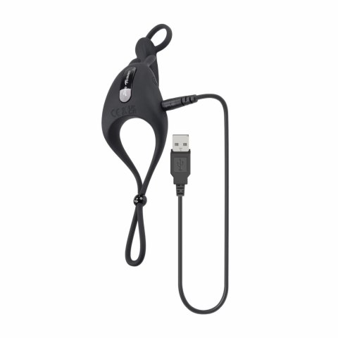 Evolved Novelties Saddle Up Black - Pierścień wibrujący 7 trybow Evolved Novelties Saddle Up Black - Pierścień wibrujący 7 trybow
