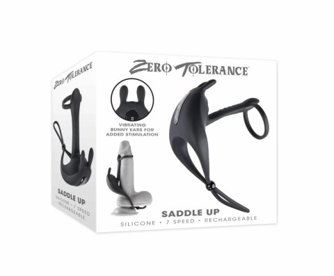 Evolved Novelties Saddle Up Black - Pierścień wibrujący 7 trybow Evolved Novelties Saddle Up Black - Pierścień wibrujący 7 trybow