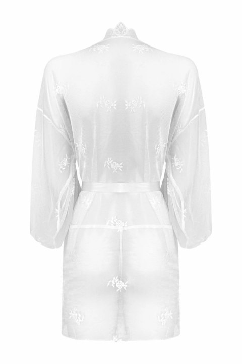 Flower Lace Kimono Set White - elegancki komplet z delikatnej koronki Flower Lace Kimono Set White - elegancki komplet z delikatnej koronki