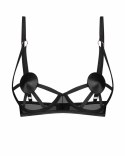 Obsessive Freedom Euridia biustonosz czarny geometryczny push-up