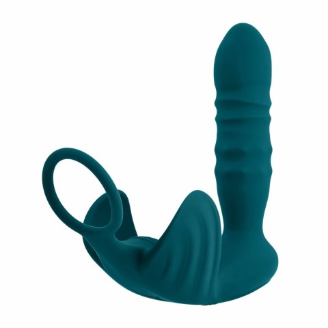 Playboy Bring It On Green - wielofunkcyjny system intymny z pierścieniem i wibracjami Playboy Bring It On Green - wielofunkcyjny system intymny z pierścieniem i wibracjami