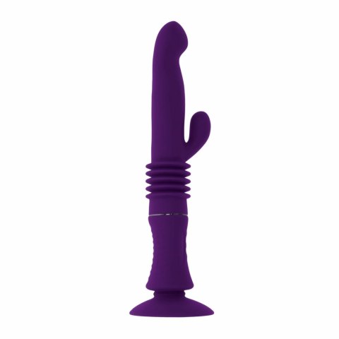 Playboy Hoppy Ending Purple - wielofunkcyjny model intymny z funkcją ruchu Playboy Hoppy Ending Purple - wielofunkcyjny model intymny z funkcją ruchu
