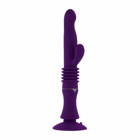 Playboy Hoppy Ending Purple - wielofunkcyjny model intymny z funkcją ruchu Playboy Hoppy Ending Purple - wielofunkcyjny model intymny z funkcją ruchu
