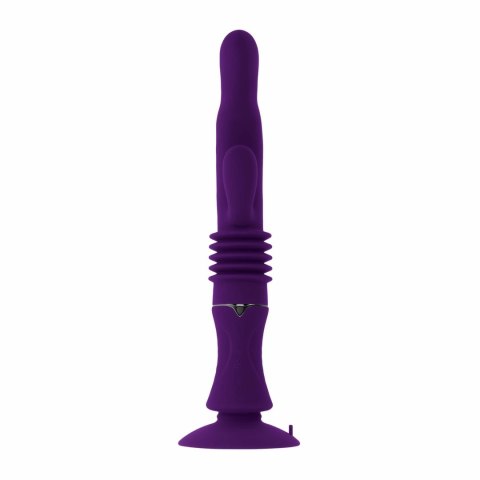Playboy Hoppy Ending Purple - wielofunkcyjny model intymny z funkcją ruchu Playboy Hoppy Ending Purple - wielofunkcyjny model intymny z funkcją ruchu