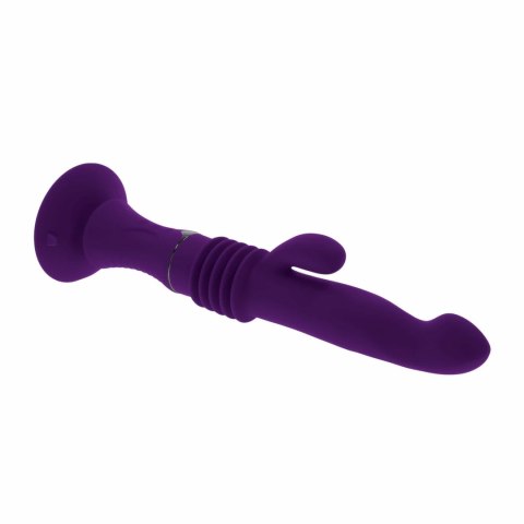 Playboy Hoppy Ending Purple - wielofunkcyjny model intymny z funkcją ruchu Playboy Hoppy Ending Purple - wielofunkcyjny model intymny z funkcją ruchu