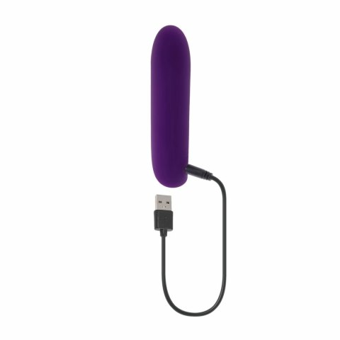 Playboy One & Only Purple - kompaktowy masażer silikonowy wodoodporny Playboy One & Only Purple - kompaktowy masażer silikonowy wodoodporny