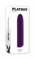 Playboy One & Only Purple - kompaktowy masażer silikonowy wodoodporny