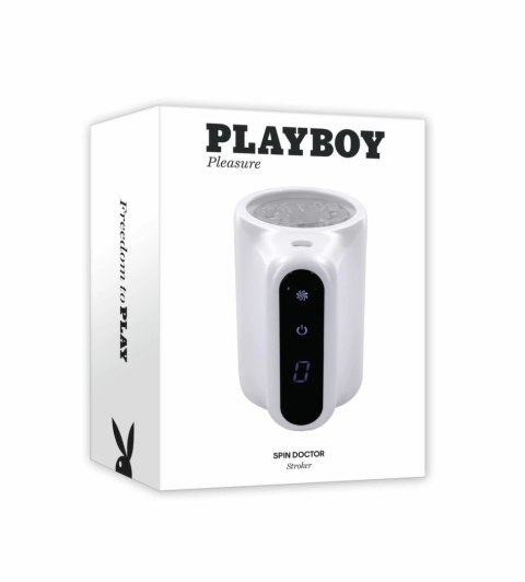 Playboy Spin Doctor White - urządzenie intymne z 7 trybami pracy Playboy Spin Doctor White - urządzenie intymne z 7 trybami pracy