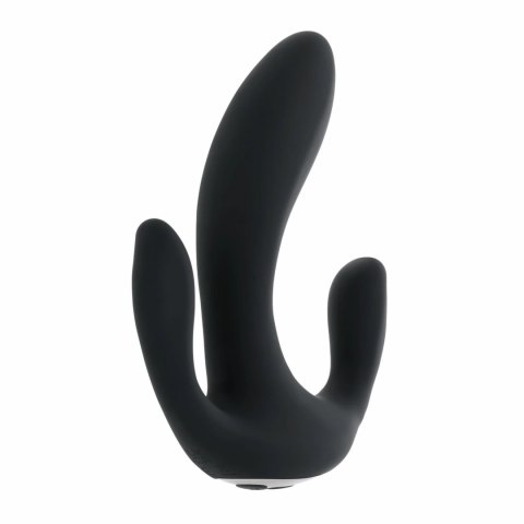 Playboy Triple Threat Black - Wielofunkcyjny wibrator trojstrefowy Playboy Triple Threat Black - Wielofunkcyjny wibrator trojstrefowy