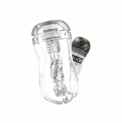 Sauce Black Pepper Cup model z teksturą CyberSkin, cichy system, 20-28mm Sauce Black Pepper Cup model z teksturą CyberSkin, cichy system, 20-28mm