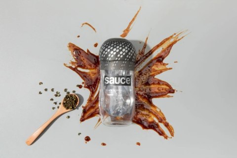 Sauce Black Pepper Cup model z teksturą CyberSkin, cichy system, 20-28mm Sauce Black Pepper Cup model z teksturą CyberSkin, cichy system, 20-28mm