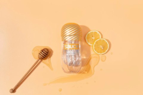 Sauce Honey Cup - Model z miękką teksturą i spiralnym kanałem 24-28mm Sauce Honey Cup - Model z miękką teksturą i spiralnym kanałem 24-28mm