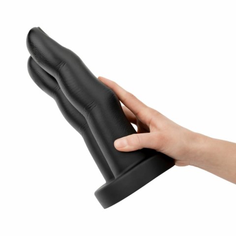 BUTTR Victory Double Finger anatomiczna baza silikonowa czarny BUTTR Victory Double Finger anatomiczna baza silikonowa czarny