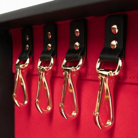 Bedroom Fantasies Zestaw Bondage 13 elementow skora naturalna walizka Bedroom Fantasies Zestaw Bondage 13 elementow skora naturalna walizka