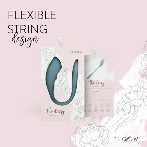 Bloom Daisy Model Egg Zielony - Jajko Wibrujące z Technologią Swipe Bloom Daisy Model Egg Zielony - Jajko Wibrujące z Technologią Swipe