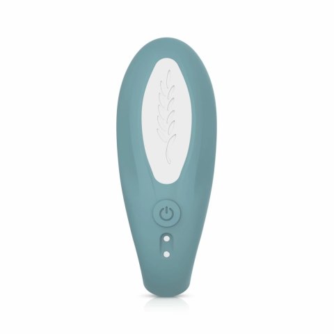 Bloom Jasmine C-Shape Zielony - Wibrator z technologią Swipe, silikonowy Bloom Jasmine C-Shape Zielony - Wibrator z technologią Swipe, silikonowy