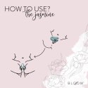 Bloom Jasmine C-Shape Zielony - Wibrator z technologią Swipe, silikonowy