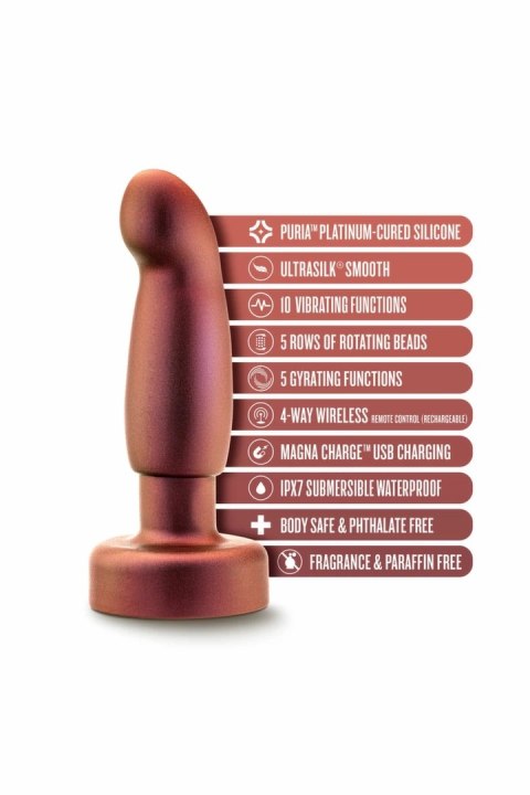 Blush Anal Adventures Matrix Bionic Plug Cosmic Copper pilot obrotowy Blush Anal Adventures Matrix Bionic Plug Cosmic Copper pilot obrotowy
