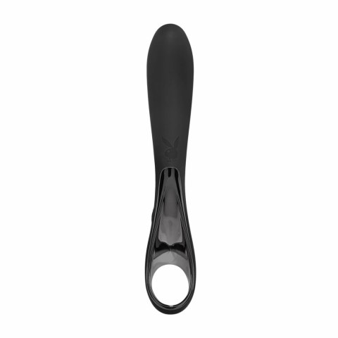 Evolved Ollo Black/Silver - Wibrujący model z ergonomicznym uchwytem Evolved Ollo Black/Silver - Wibrujący model z ergonomicznym uchwytem