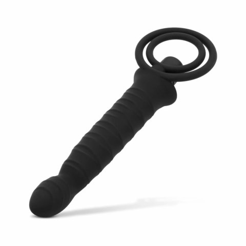 Men Only - System wibracyjny z pierścieniem, 10 trybow, czarny Men Only - System wibracyjny z pierścieniem, 10 trybow, czarny