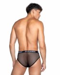 Playboy Lingerie Mens Dark Room Briefs czarne komfortowe slipy